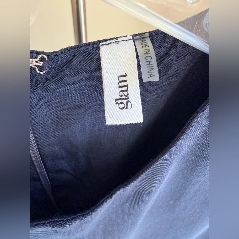 Glam Denim Blue Blouse - Picture 5 of 9